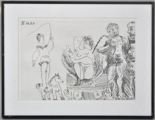 PICASSO ETCHING UNTITLED FROM 382990