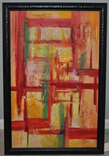 LEWIS SOKOLOFF ABSTRACT COMPOSITION 382a2f