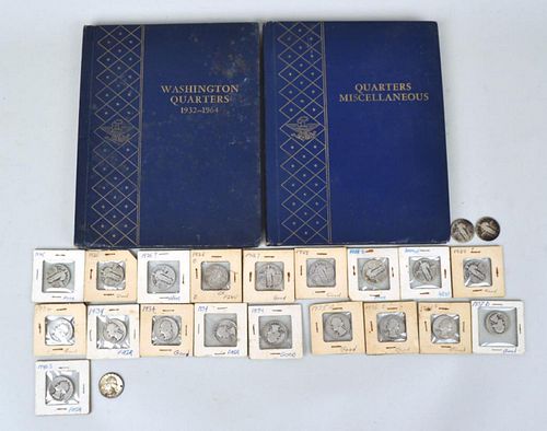 GROUP OF U.S. SILVER QUARTERScomprising