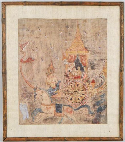 THAI VESSANTARA JATAKA SCENE PIGMENT 382a9b