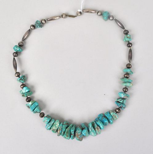 VINTAGE NAVAJO TURQUOISE SILVER 382acb