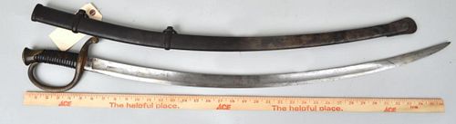 1862 CIVIL WAR SWORDlight or horse 382acd