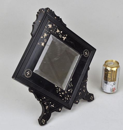 INLAID EBONIZED VICTORIAN MIRROR 382af5