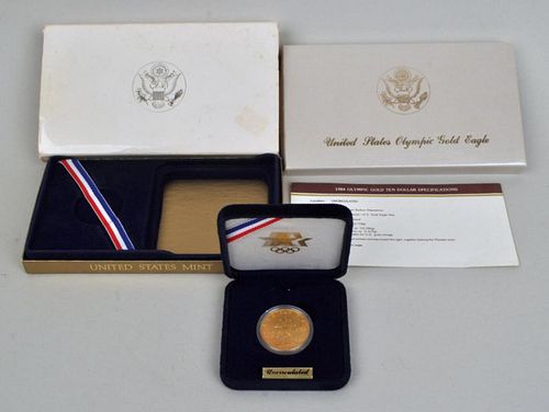 1984 BOXED COMMEMORATIVE OLYMPIC