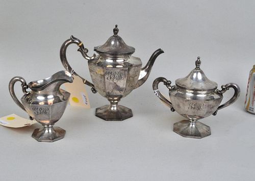 SHREVE & CO., THREE PIECE STERLING