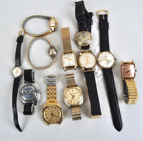 GROUP VINTAGE MEN'S & WOMEN'S WRISTWATCHESincluding