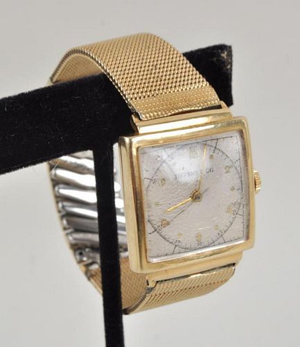 TIFFANY & CO. 18K GOLD MOVADO WATCHwith