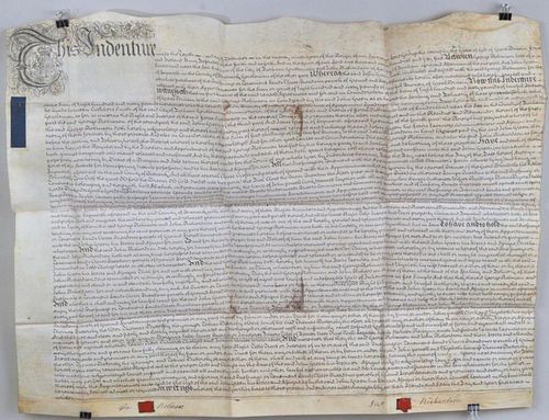 GEORGE II ENGLISH LEGAL DOCUMENThandwritten 382c83