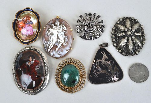 GROUP ASSORTED VINTAGE JEWELRY 382c84