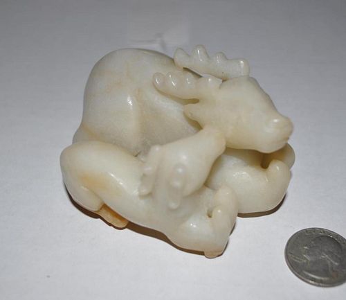 CHINESE JADE/HARDSTONE CARVINGdepicting