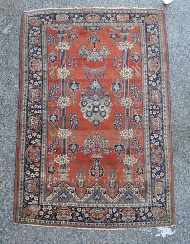 PERSIAN KASHAN RUG6' 9" long, 4'