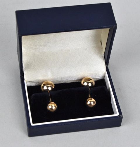 PAIR 14K GOLD CUFFLINKSin Georg 382d58