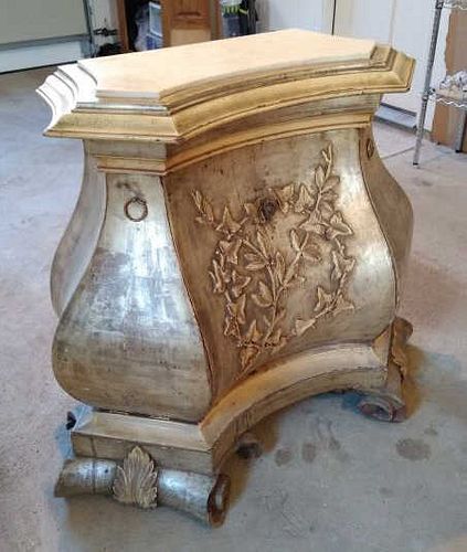 VENETIAN STYLE GILT MARBLE TOP 382d9d