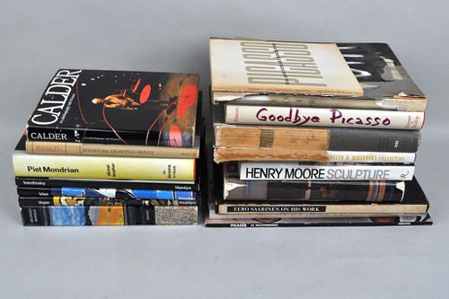 GROUP OF BOOKS ON MODERN ARTISTSincluding 382e25