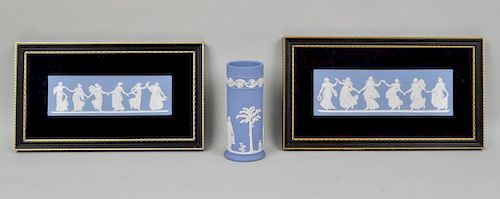 WEDGEWOOD PORCELAIN GROUP, TWO