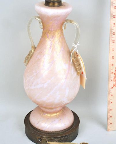 50 S MURANO GLASS LAMP21 1 2 high  382f43