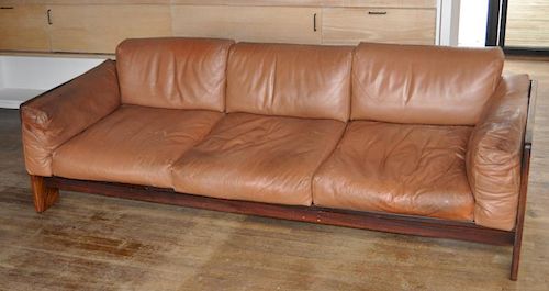 SERGIO RODRIGUES LEATHER UPHOLSTERED 382f44