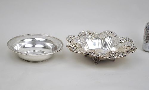 TWO STERLING SILVER BOWLS INCLUDING 382fad