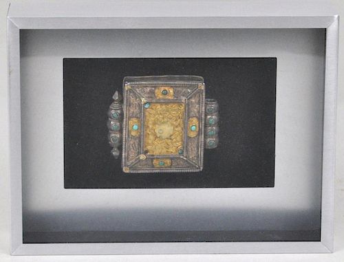 TIBETAN OR NEPALESE GILT METAL 382fbb