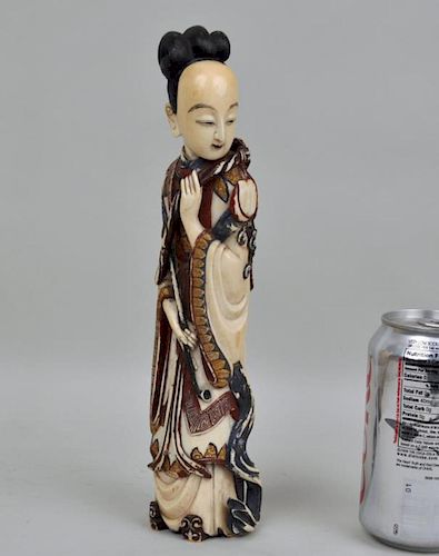 CHINESE CARVED, GILDED/POLYCHROMED