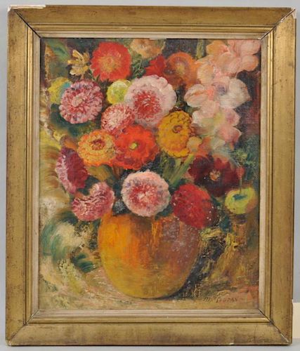 MAURICE SOUDAN O C STILL LIFE Belgian  38307a