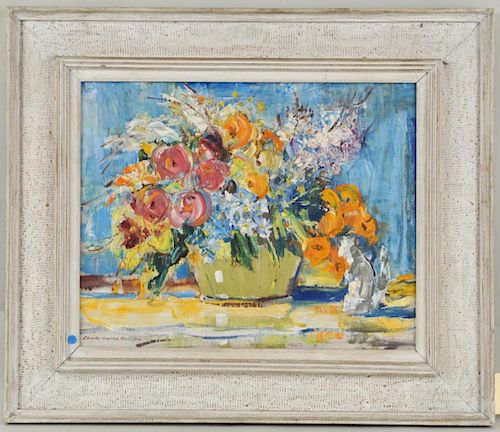 CHARLES GORDON MARSTON, O/C FLOWERS(American,