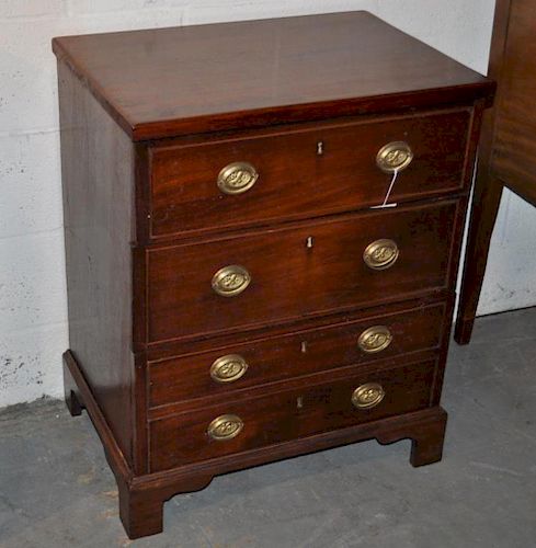 GEORGE III STYLE MAHOGANY FOUR