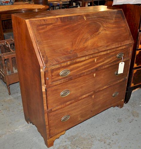 AMERICAN MAHOGANY SLANT FRONT DESKwith