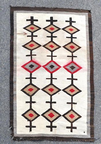 NAVAJO RUG60 long 37 wide Edge 3831a5