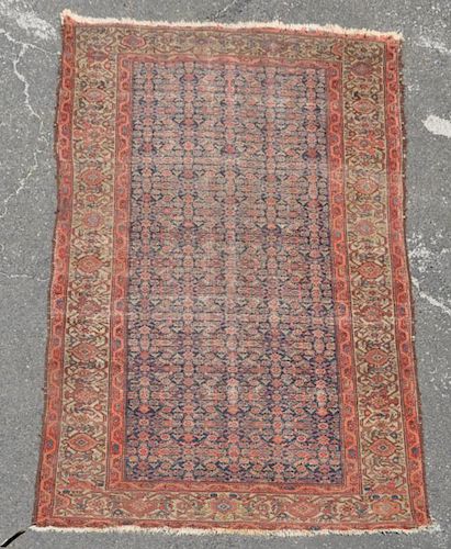 PERSIAN RUG10' 1" long, 5' 1" wide.