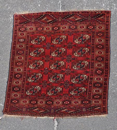 CAUCASIAN RUG5' 9" long, 3' 9 1/2"