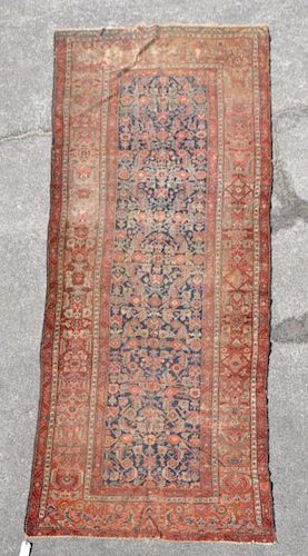 PERSIAN RUG12' 4" long, 5' 2" wide.