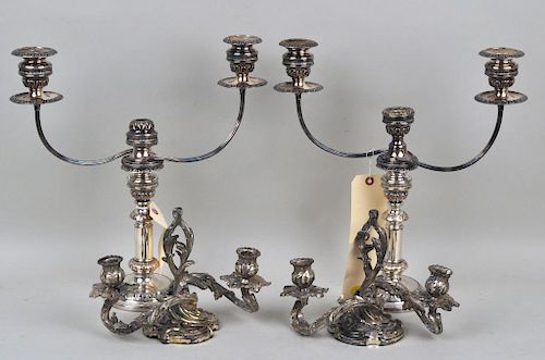 TWO PAIR S P CANDELABRAcomprising 38321e