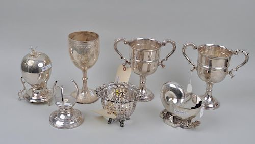 GROUP SEVEN MOSTLY SHEFFIELD SILVER