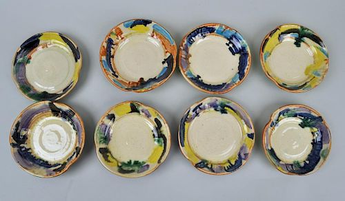 EIGHT BETTY WOODMAN CERAMIC BOWLS(American,