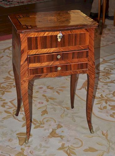 LOUIS XV XVI MARQUETRY TABLEwith 383296