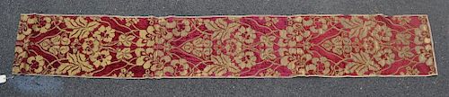 EARLY CONTINENTAL APPLIQUE VELVET