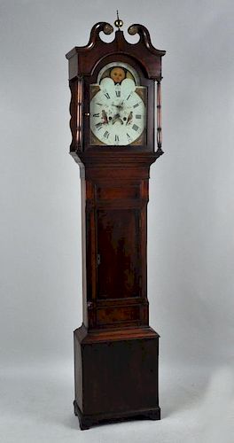 ENGLISH MAHOGANY TALL CASE CLOCKwith 3832b0