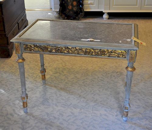 CONTINENTAL PAINTED GILT M T 3832d5