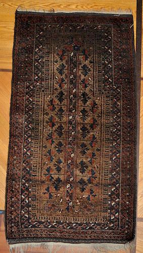 BELOUCHISTAN PRAYER RUG4' 9" long,