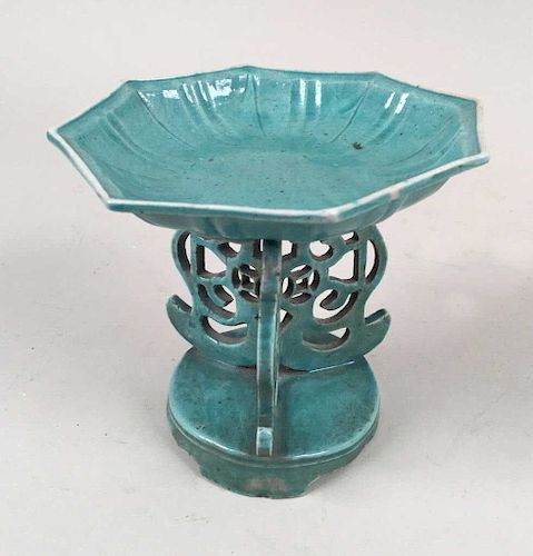 CHINESE PORCELAIN TURQUOISE GLAZED 383369