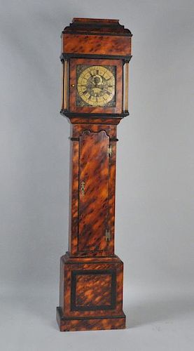 PAINT DECORATED ENGLISH TALL CLOCK  383379