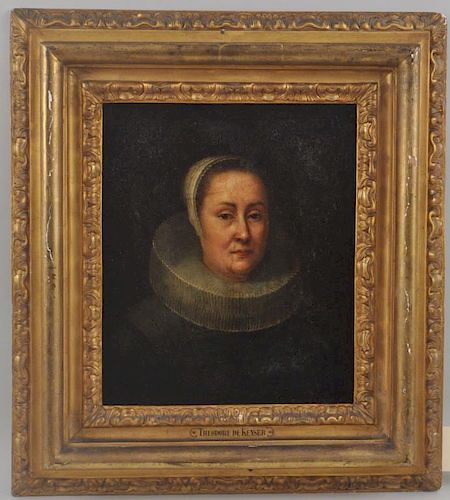 OLD MASTER PORTRAIT OF WOMAN MANNER 3833dd