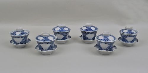GROUP SIX CHINESE PORCELAIN B W 383404