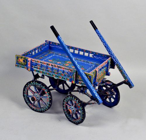 CONTINENTAL PAINTED DONKEY CART19