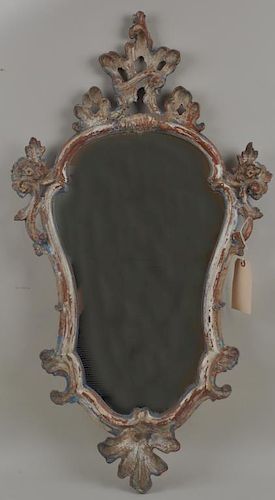 CONTINENTAL CARVED POLYCHROME MIRRORof 383480