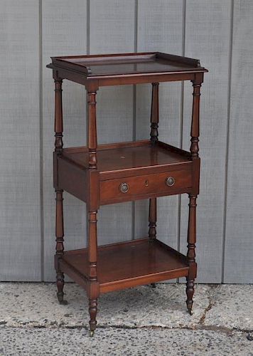 GEORGE III MAHOGANY ETAGEREwith