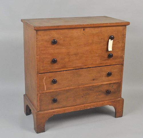 AMERICAN COUNTRY POPLAR TWO DRAWER 3834a9