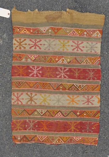 TRIBAL WOVEN RUGin multicolor palette,