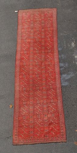 LONG ORIENTAL GALLERY RUGin red 3834e7